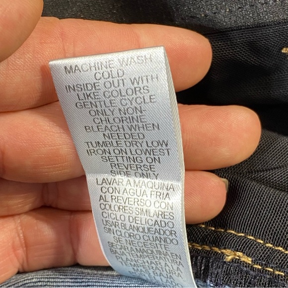 Democracy Jegging Jeans Womens 14 Dark Blue Ab Solution Hi Rise Stretch Denim - Picture 10 of 14